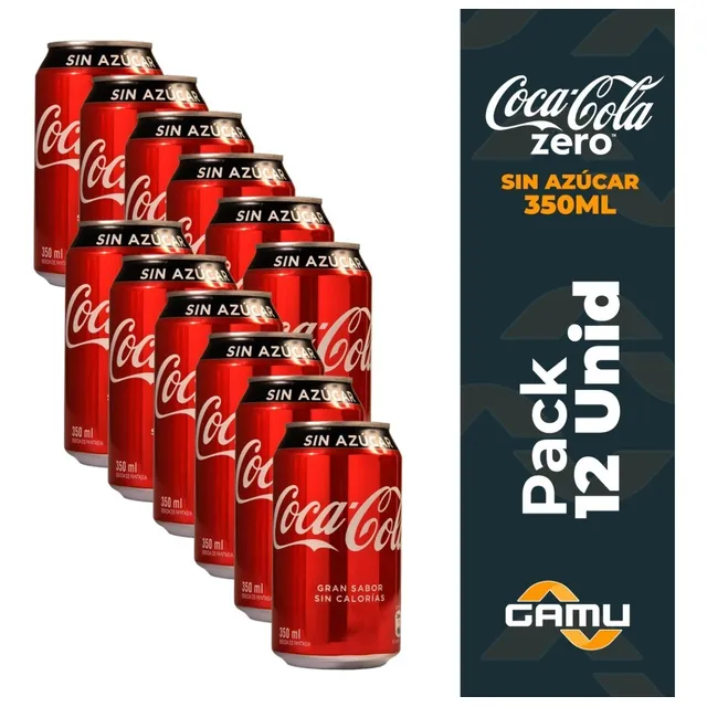 Coca-cola - Sin Azucar - Pack 12 Unidades