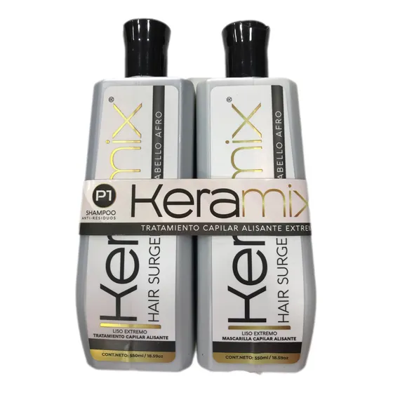 Keratina Keramix Cabello Afro Liso Extremo 550ml