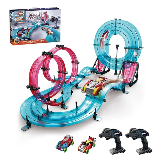 Set De Pistas De Coches Eléctricos, Juguete Magnético