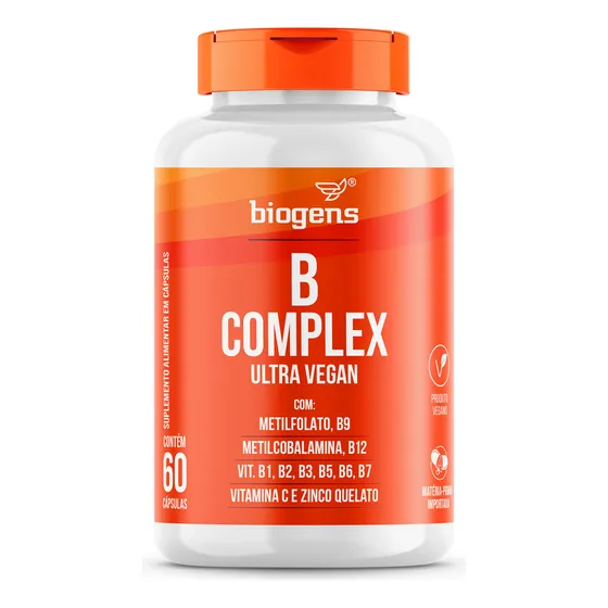 Complejo B Complex + Vitamina C + Zinc 60 Capsulas Bigens