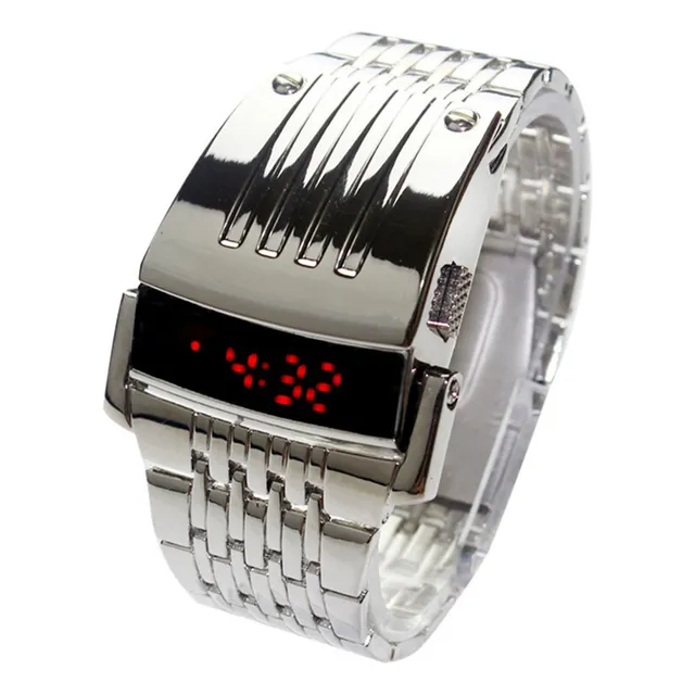 . Reloj De Pulsera Digital Led Binario For Hombre Mod Del
