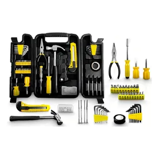 Kit De Ferramentas Combinadas Titanium 05456 Do 200 Peças - Preto/amarelo Kit De Ferramentas Combinadas Titanium 05456 Do 200 Peças - Preto/amarelo