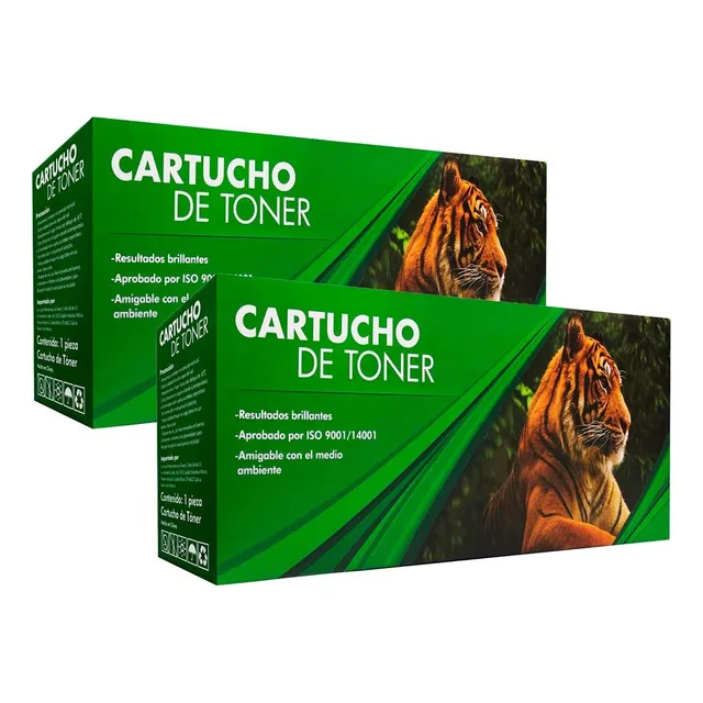 Kit 2 Tóner Compatible Con 17a Cf217a Con Chip M102w Mfp M13