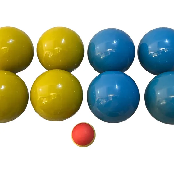 Jogo De Bocha Vale Tudo 12.5mm Peso 1.380kg 8 Bolas E Balim