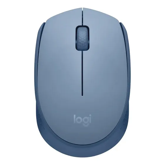 Mouse Logitech M170 Inalámbrico Windows Mac Notebook Color Gris Azul