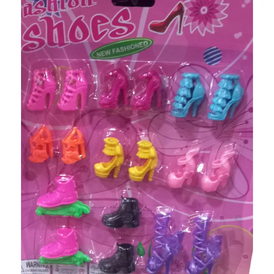 Set De Zapatos Para Las Barbie De Tus Princesas