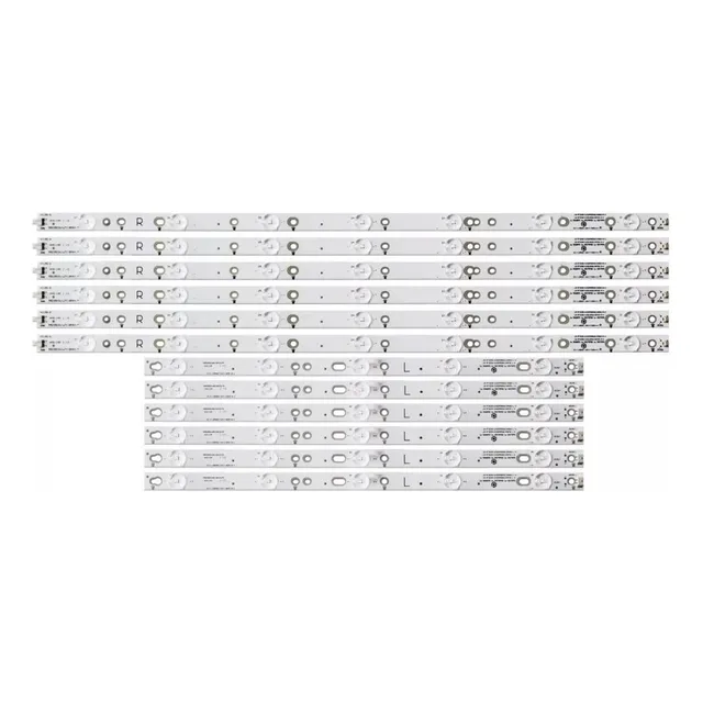 Kit de 12 barras para TV Aoc LE50u7970 50pug6102 12 LED