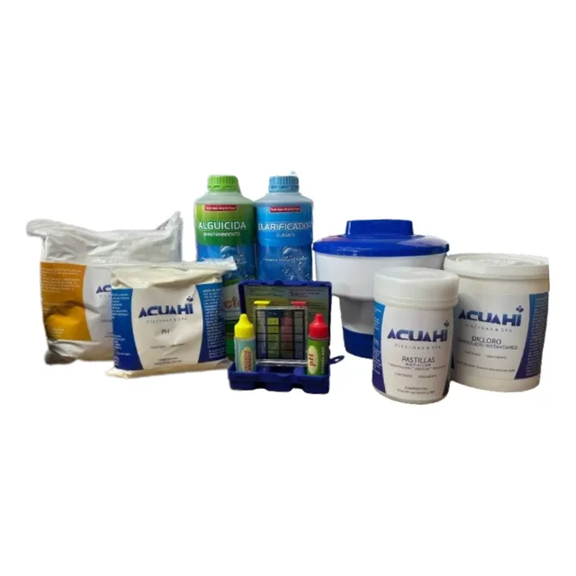 Set  Productos Para Piscinas, Boya Y Laboratorio Ph/cloro