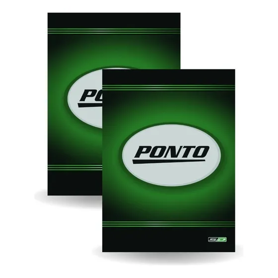 Kit C/ 2 Livros Ponto Controle Horário Funcionários Anual