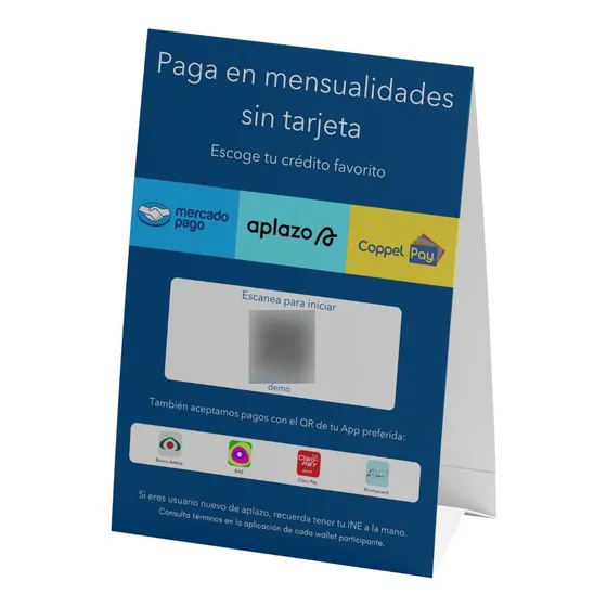 Letrero Aceptamos Flux Y Crédito Sin Tarjeta