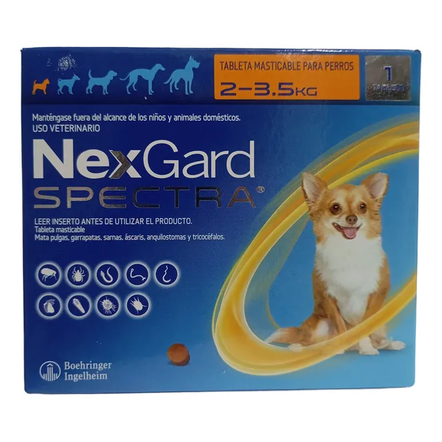 Nexgard Spectra Desparasitante Int/ext Perros 2 - 3,5kg
