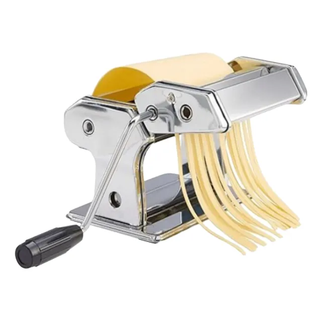 Máquina De Pastas Caseras Acero Inoxidable Plateado