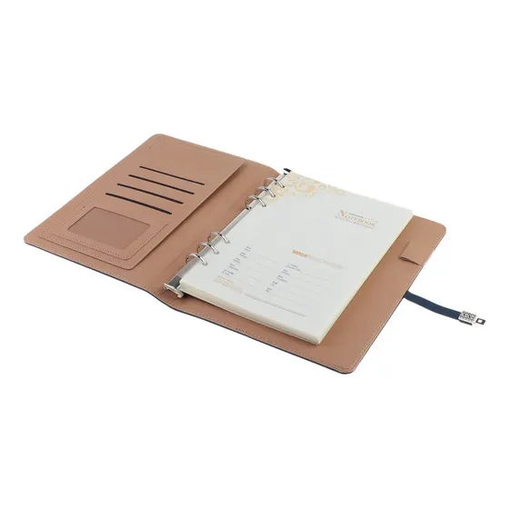 Cuaderno Portátil De Hebillas Con Apto Para Notas Agenda