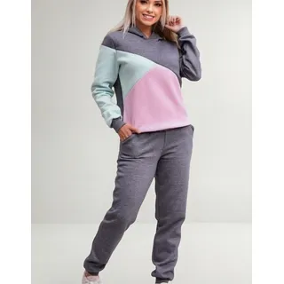 Conjunto Feminino De Moletom Flanelado Com Capuz E CordĂŁo Conjunto Feminino De Moletom Flanelado Com Capuz E CordĂŁo