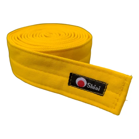 Cinto Para Artes Marciales Shiai 3 Costuras Karate Itf Judo 