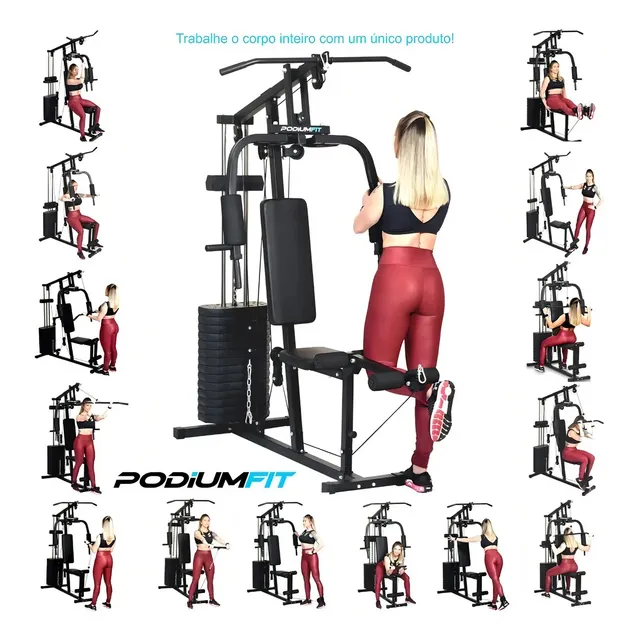 Estação De Musculação Academia Podiumfit Me200 65kg