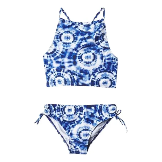 Tankini Halter Tiras Cruzadas A La Espalda Medallones