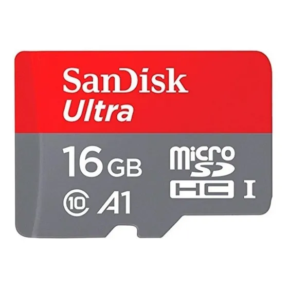 Tarjeta de memoria SanDisk SDSQUAR-016G-GN6MA Ultra con adaptador SD 16GB