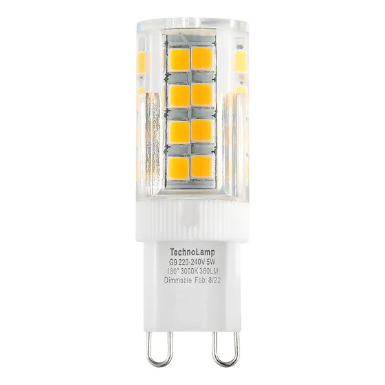 Ampolleta Led G9 Technolamp 4w 3000k 360° 220v Dimerizable