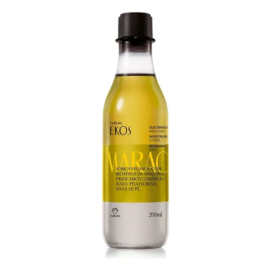 Óleo Trifásico Desodorante Corporal Ekos Maracujá Natura 200ml