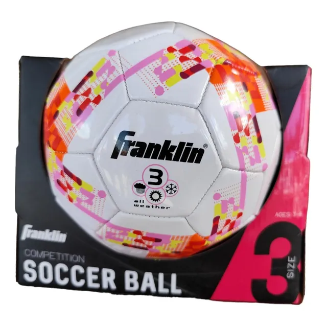 Balón De Fútbol Franklin #3 Bote Alto Para Jugar En Grama 
