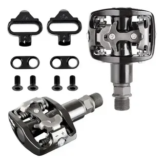 Pedal Wellgo Modelo 823 C/ Tacos 9/16 Para Mtb + Nf-e Preto