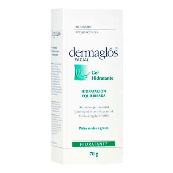 Dermaglós Facial Gel Hidratación Equilibrada Pieles Mixtas A Grasas Sensibles Hidratante