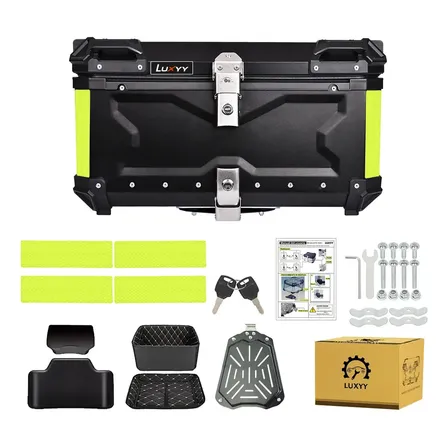 Caja Para Moto Top Case Maletero De Aluminio Para Moto 65l