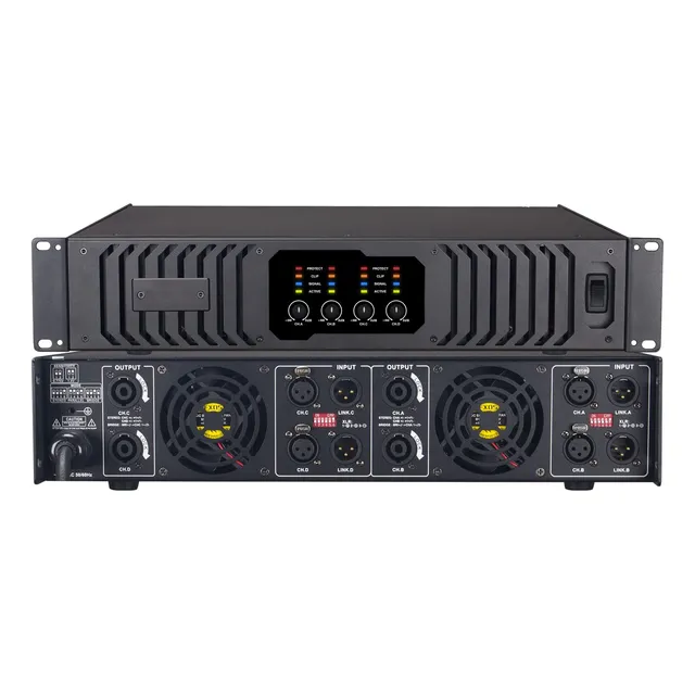Amplificador 4 Canales 4000 Wattios Ce-ance Ax-41000