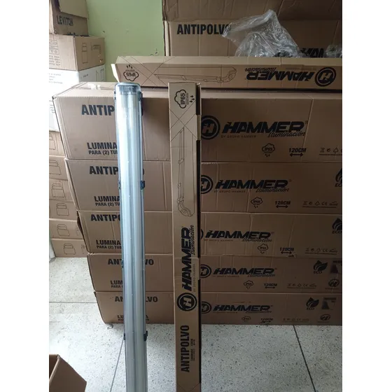 Lámpara Antipolvo Hermética 2x32w  2x20w 120cm  Hammer