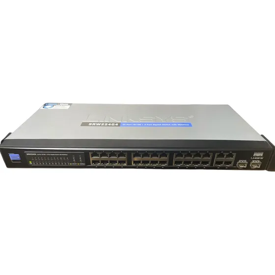 Switch Linksys Cisco Srw224g4 24 Portas 10/100