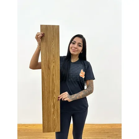 Piso Vinilico Autocolante Régua Madeira Adesivo 1,66 M2 Mel