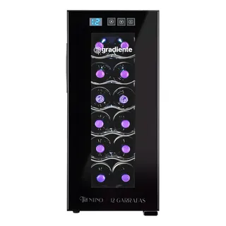 Adega De Vinhos Gradiente 12 Garrafas Display Digital Uma Porta Pgad120 Bivolt 110v/220v Adega De Vinhos Gradiente 12 Garrafas Display Digital Uma Porta Pgad120 Bivolt 110v/220v