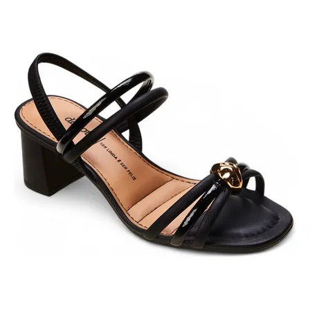 Sandalia Com Salto Dakota Y9372