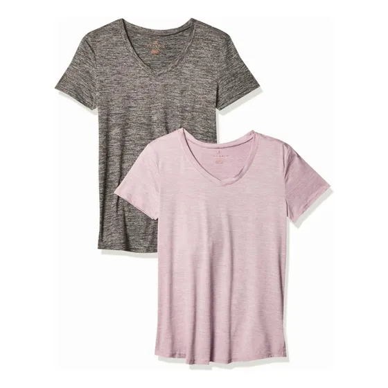 Danskin Paquete De 2 Camisetas Esenciales Con Cuello En V