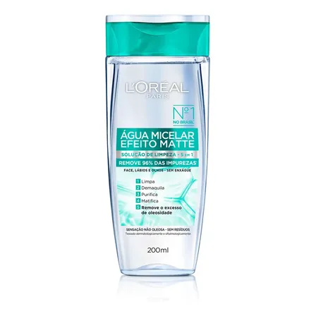 Água Micelar Efeito Matte 5 Em 1 L'oréal Paris