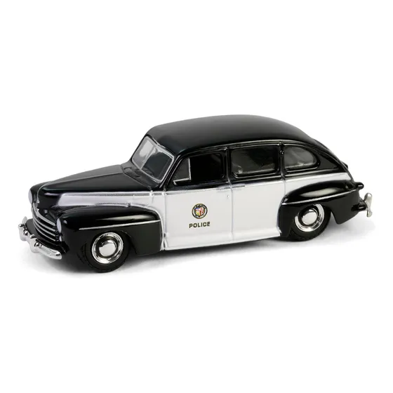 Miniatura Ford Fordor La Police Hot Pursuit Greenlight 1:64 Preto