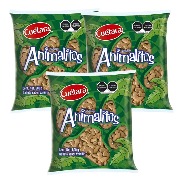 Galleta Animalitos Vainilla 1.5kg Cuétara