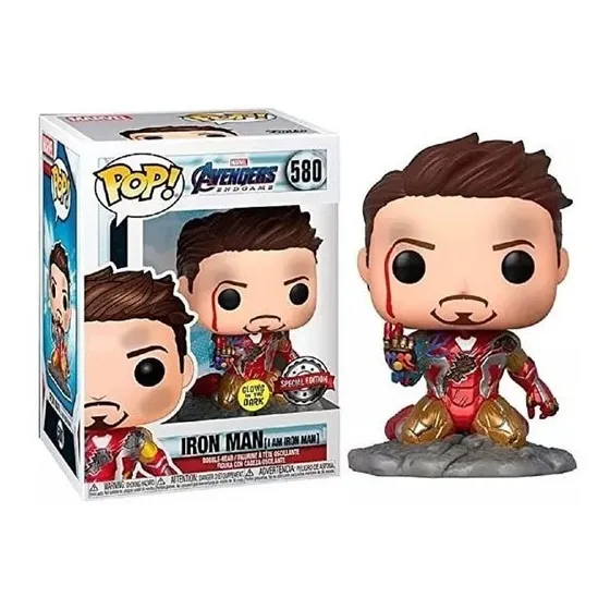 Figura de acción Iron Man Avengers: Endgame 580 de Funko Pop!