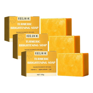 3jabón De Cúrcuma Jabón De Cúrcuma Para Blanquear La Piel Y 3jabón De Cúrcuma Jabón De Cúrcuma Para Blanquear La Piel Y