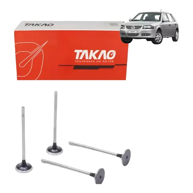 4 Valvulas Escape Gol Ap 1.8 8v 1 Injetor 1995 1996