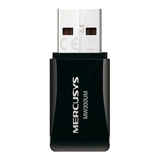 Adaptador Mini Usb Inalámbrico N300 Mw300um Mercusys