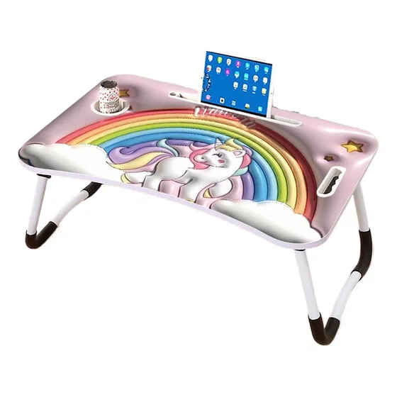 Mesa Portátil, Perezoso Escritorio De Computadora Plegable