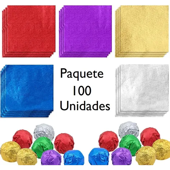Papel De Aluminio Para Envoltura De Chocolate Y Caramelos  