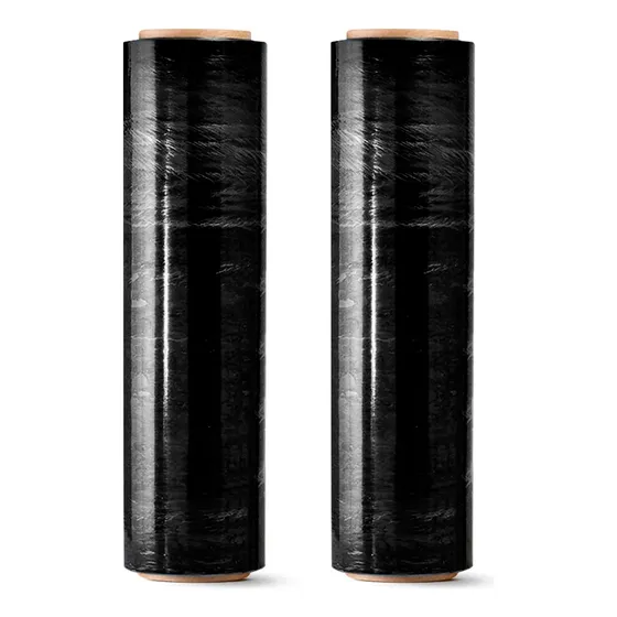 2x Bobina Filme Stretch 2,5kg 150 Metros Preto - Dispropil