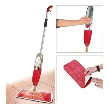 Mopa Limpiador Roceador Spray Trapeador Para Piso Color Blanco
