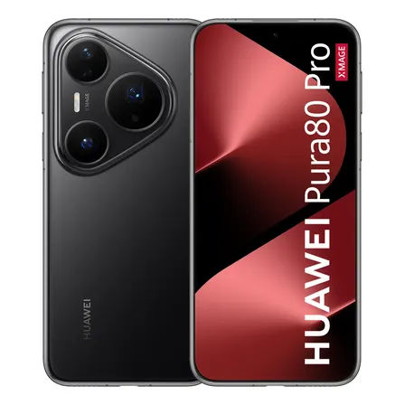 Celular Huawei Pura 80 Pro Smartphone 12gb+512gb, Cámara Ultra Chroma De 1 Pulgada, Cámara Macro Telefoto De Ultra Iluminación, Cancelación De Ruido Con Ia, Batería 5170 Mah Y Supercharge Dual, Negro