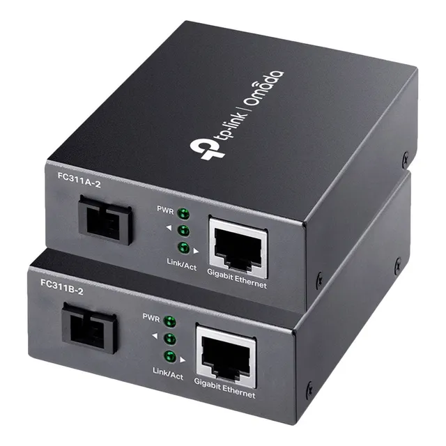 Tp-link Fc311 A+b Kit Media Converter Monomodo Sc/rj45 2km