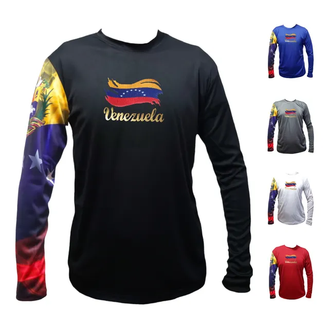 Sudadera Muselina Unisex Larga Venezuela Estampada