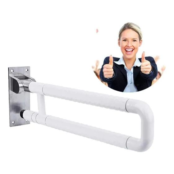 Handiya Barra Agarre Plegable Forma U Barandilla Baño Para